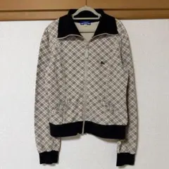 美品【BURBERRY】ブルーレーベル ジップパーカー ノバチェック 38