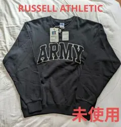 未使用❗RUSSELL ATHLETIC ARMYスウェット M