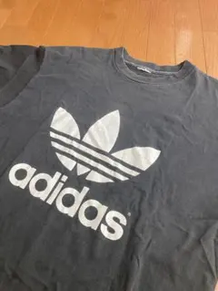 USA製adidas 90s 00s Tシャツ フェードブラック　アディダス