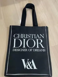 Dior ディオール トートバッグ　博物館 V&A 美術館　限定　エコバッグ　黒