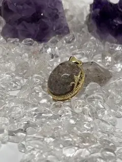 天然石　ガーデンクォーツ　ペンダントトップ