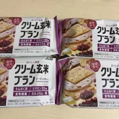 Asahi クリーム玄米ブラン レーズンバター 4袋セットのサムネイル