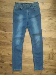 JEANASIS スキニーデニム ダークブルー