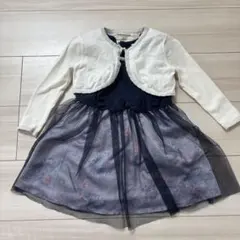 入園式　結婚式　発表会　女の子　100サイズセット　ワンピース　ボレロ