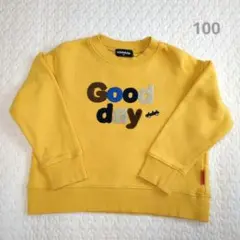 kladskap　Goodday 刺繍トレーナー 　100cm
