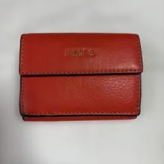 フルラ　3つ折りたたみ財布　オレンジのサムネイル