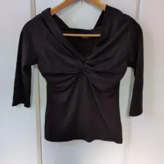 CECIL McBEE Vネック五分袖トップス M