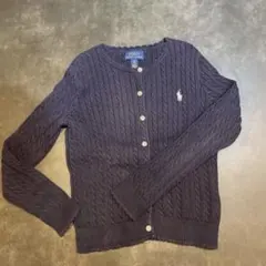 ポロラルフローレン　ネイビー カーディガン 130cm