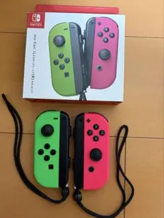 Nintendo Switch Joy-Con ネオングリーン/ネオンピンク - メルカリ