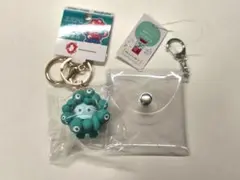 万博 サンリオ ミャクミャク ハンギョドン 推しカラーキーホルダー ポーチつき