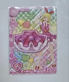 アイカツ アンコール カード ピンクステージコーデ 星宮いちご