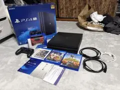 即発送 PS4 Pro 本体CUH-7200B 1TB＋純正コン2基＋ソフト3本