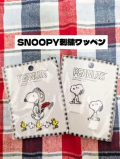 PEANUTS スヌーピー刺繍ワッペン セット 手芸 素材