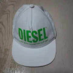 DIESEL キャップ ホワイト グリーン ロゴのサムネイル
