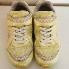 イエロー スニーカー SUPERSTAR 21.0
