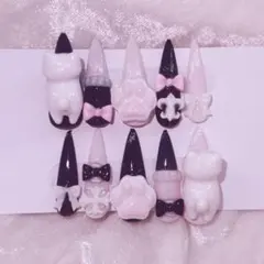 女児 ゴテゴテ 平成 ネイルチップ 地雷 量産 イベント ライブ 推し