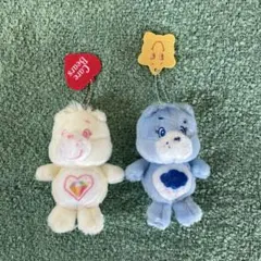 ケアベア　ハートチャーム付きマスコット&マスコットwithスターバディ