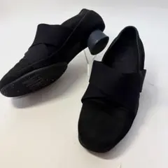 【美品】カンペール CAMPER パンプス スエード クロスゴム 太ヒール黒38のサムネイル