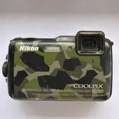 8-329☆本体のみ☆ニコン COOLPIX AW120 迷彩 - メルカリ