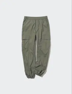 UNIQLO イージーカーゴパンツ S オリーブ レディース
