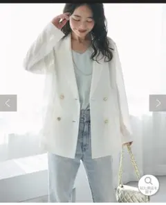 La boutique BonBon メッシュメタルボタンライトジャケット - メルカリ
