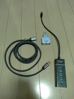 RAVIAD USB延長2m USB3.0 5Gbps高速転送 オマケ4ポート