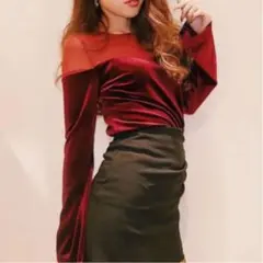 ベロアシースルー♡ リエンダ　ロイヤルパーティー　スナイデル　デュラス　ミーア