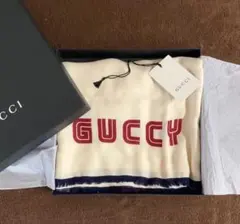 GUCCI GUCCY ロゴ ストール マフラー