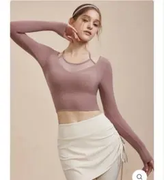 メッシュ切り替え フェイクレイヤード ブラトップ yomoment