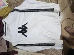Kappa ホワイト 長袖Tシャツ L