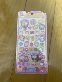 フワフワらびちゃん うるちゅるポップシール