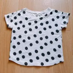無印良品 ドット柄 Tシャツ 100cmのサムネイル