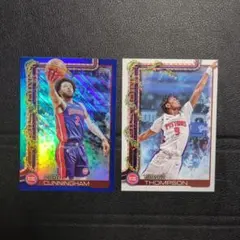 topps holiday nba ケイド・カニングハム アサー・トンプソン