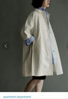 美品】FRAMeWORK 撥水テントラインコート(38サイズ) haruが着こなす