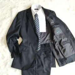 MALE&Co. タカキュー ネイビー シャドウストライプ A6 段返りボタン