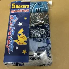 ポケットモンスター　ポケモン　ボクサーパンツ　５枚組　１３０cm