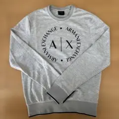 Armani Exchange ロゴスウェット グレー
