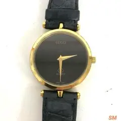 稼働品・美品】GUCCI グッチ 3000M ゴールド×ブラック 訳あり - メルカリ