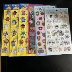 ぷくっとシール しんちゃん はぴだんぶい サンリオ キラデコ ハムスター