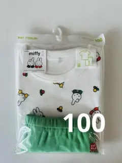 【新品】 ユニクロ　半袖パジャマ　 ミッフィー　100