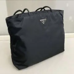 プラダ 黒 ナイロン トートバッグ