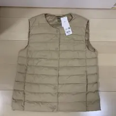 UNIQLO PUFFTECH ベスト L ベージュ
