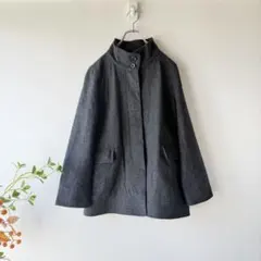 スタンドカラーコート