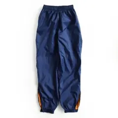 90s ナイキ ナイロンパンツ ノームコア　ネイビー オレンジ　y2k