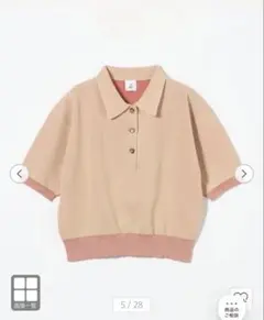 ＜6(ROKU)＞ コットン ピコット Vネック ニット BEAUTY&YOUTH UNITED ARROWS｜<6(ROKU)> コットン ピコット Vネック