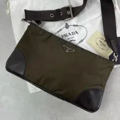 美品/ギャラ付 PRADA プラダ ロゴジャガード ワンショルダーバッグ y2kのサムネイル
