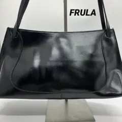 FURLA フルラ レザー クラッチバッグ ブラック イタリア製 レディース