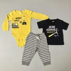 カーターズ 男の子 ロンパース・Tシャツ・パンツセット 80cm まとめ売り