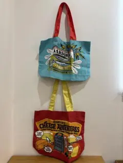 【新品未使用】Trader Joe's エコバッグ２枚セット　チーズ＆サーディン