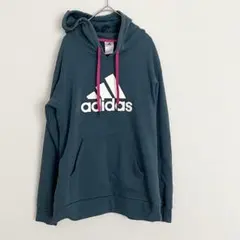 adidas フード付きレディースパーカー　Lサイズ